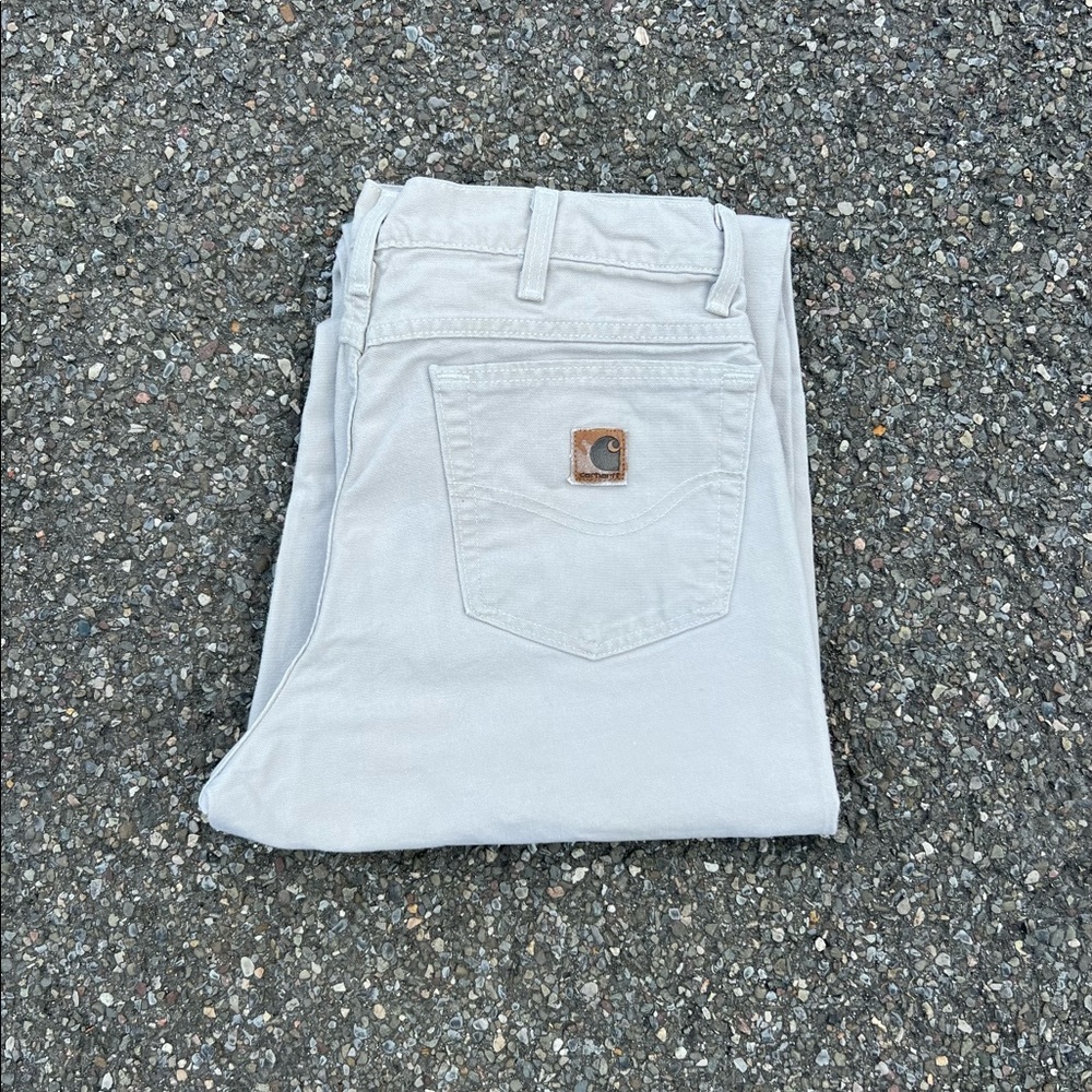 Carhartt Cream White Pants Size 36 x 30